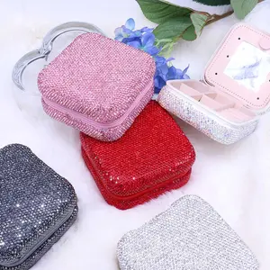Luxury Rhinestone Decor Jewelry Box