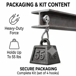 4 Pack Magnetic Swivel Hooks, Heavy Duty Rotating Magnetic Hooks for Refrigerator, Kitchen, Locker, Garage & Home Organization, No Drilling Required