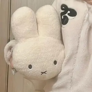 Miffy Black eyes Cute Doll Plush Toy Kawaii Bed Pillow soft comfortable Sofa Cushion Pillow Gift toys for Girl and Boy