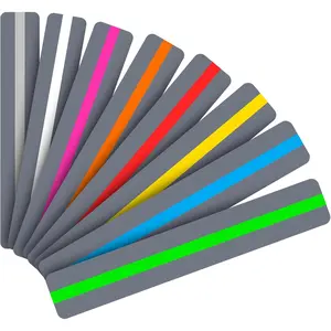 Guided Reading Strips/Colored Overlay/ Highlight Strips/Highlighter/Bookmark/ Assorted Colors Help with Dyslexia for  and Teacher Supply Assistant (8 Pack)