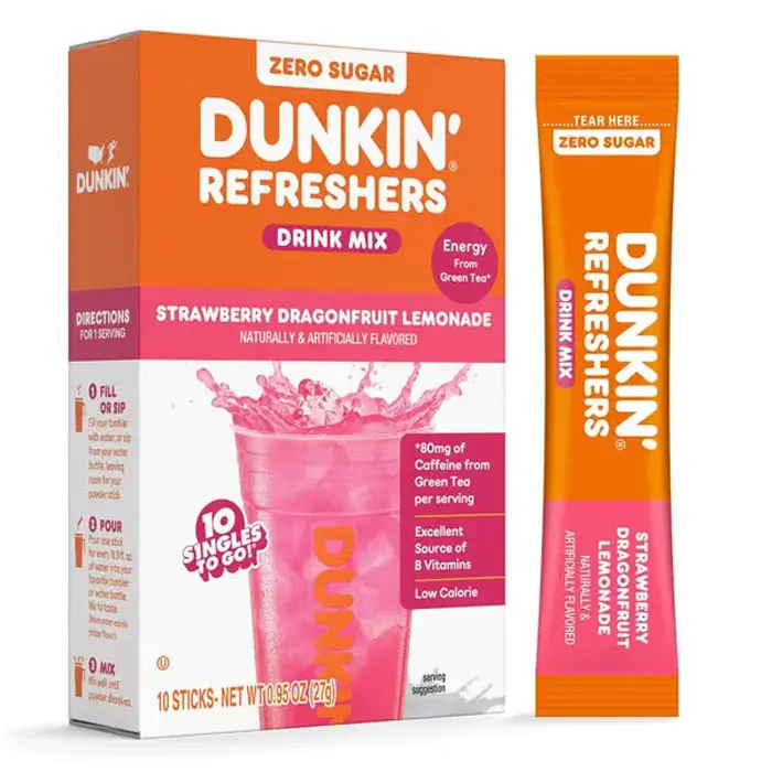 Strawberry Dragon fruit Lemonade - 10 Pack