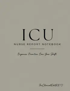 ICU Report Sheet Notebook-Paperback