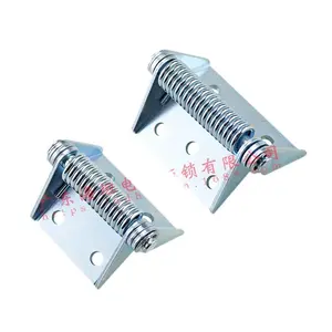 Large spring bearing hinge, automatic closing reset iron hinge, industrial hardware chassis distribution box cabinet door hinge