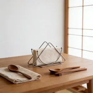 Table Napkin Holder Stand, Independent Design Suitable for Bathroom Kitchen Dining Room Cafe Restaurant, Versatile Use
