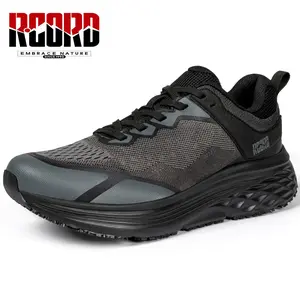 R CORD Women’s Waterproof Non-Slip Work Sneakers – Oil-Proof Chef Shoes for Kitchen & Healthcare (Black) Breathable