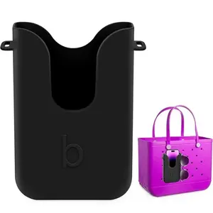 Silicone Phone Stand for Bogg Bag, Compatible with Cellphone Cases, Durable Beach Handbag Accessory, Ideal for Bogg and Similar Beach Bags