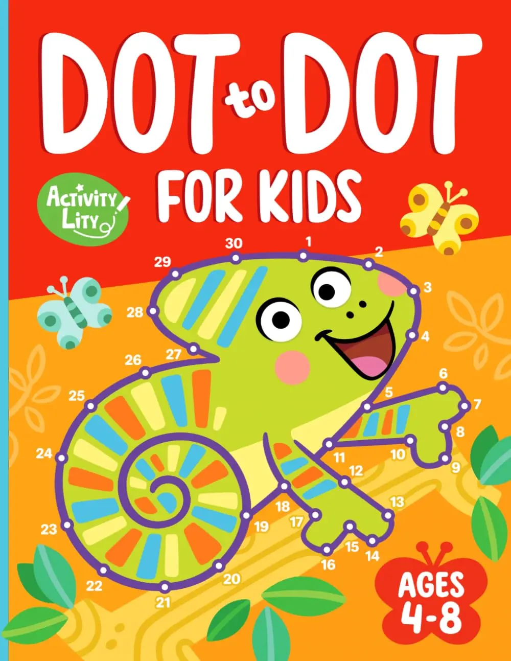 Dot to Dot for Kids Ages 4-8: 100 Fun and Educational Puzzles with Animals, SeaCreatures, Food, Castles, and More