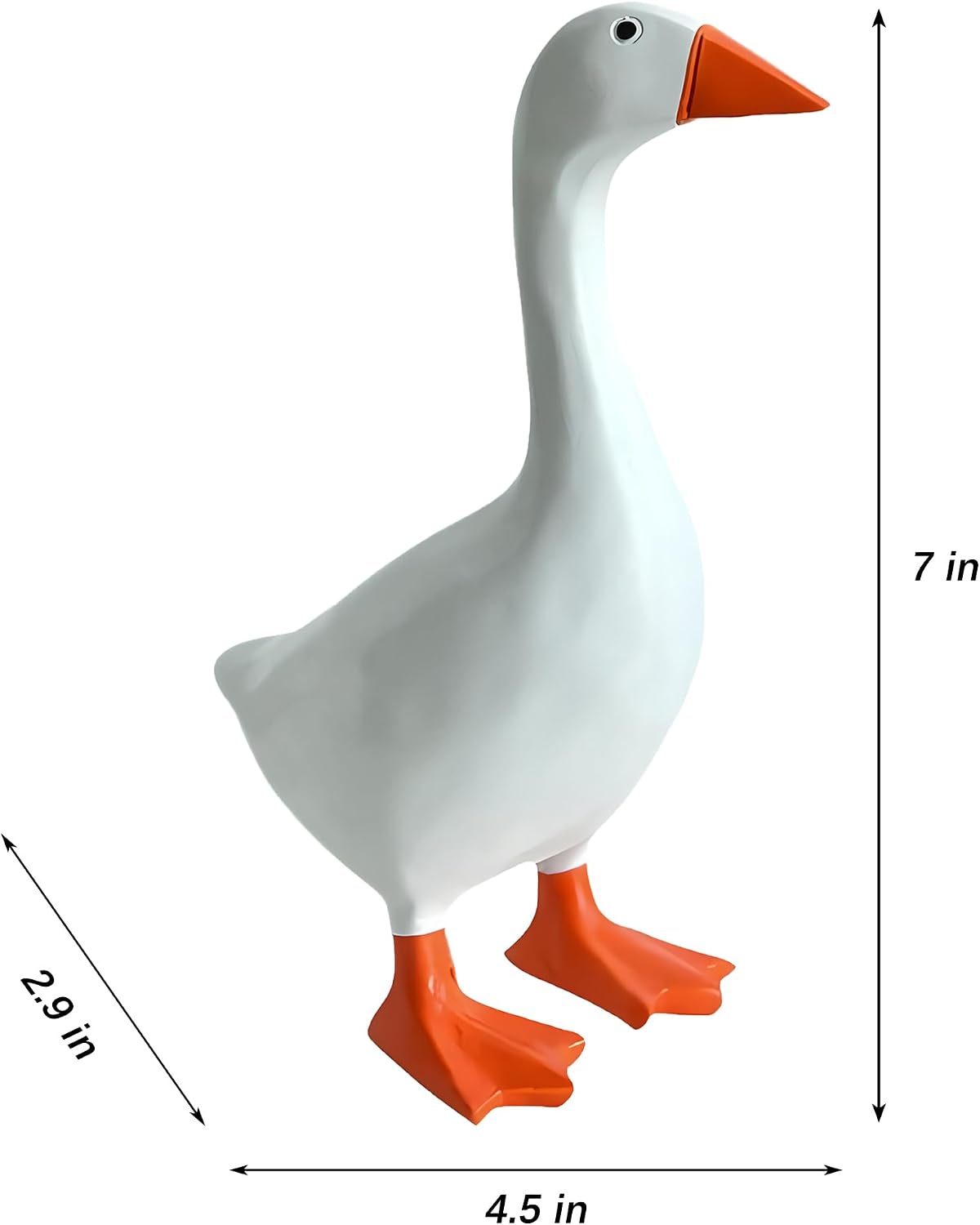Desk Goose 7 Inch, Mini Desktop Goose Statue Decor for Home Office | Magnetic Desk Goose Bookshelf Office Table Decor, Silly Gift Idea for Friends and Family Desk Goose 7 Inch, Mini Desktop Goose Statue Decor for Home Office | Magnetic Desk Goose Bookshelf Office Table Decor, Silly Gift Idea for Friends and Family