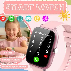 Kids Smart Watch That Saves Sweet Memories - Wireless Call, Music, Custom Wallpapers, Photo Album & Sedentary Reminder