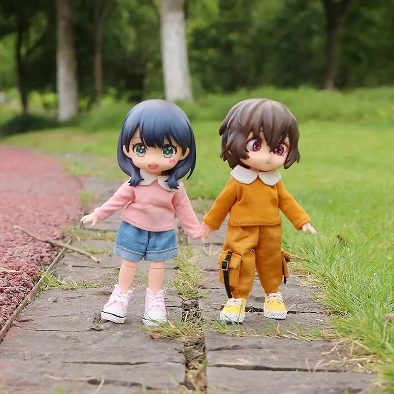 Unisex All-Seasons Doll Clothes - Long-Sleeved Ob11 Hoodie for Obitsu11, GSC, Molly, 1/12 BJD Figures, 10g Clothing Accessory, Small Gift (As Picture), Around 10G