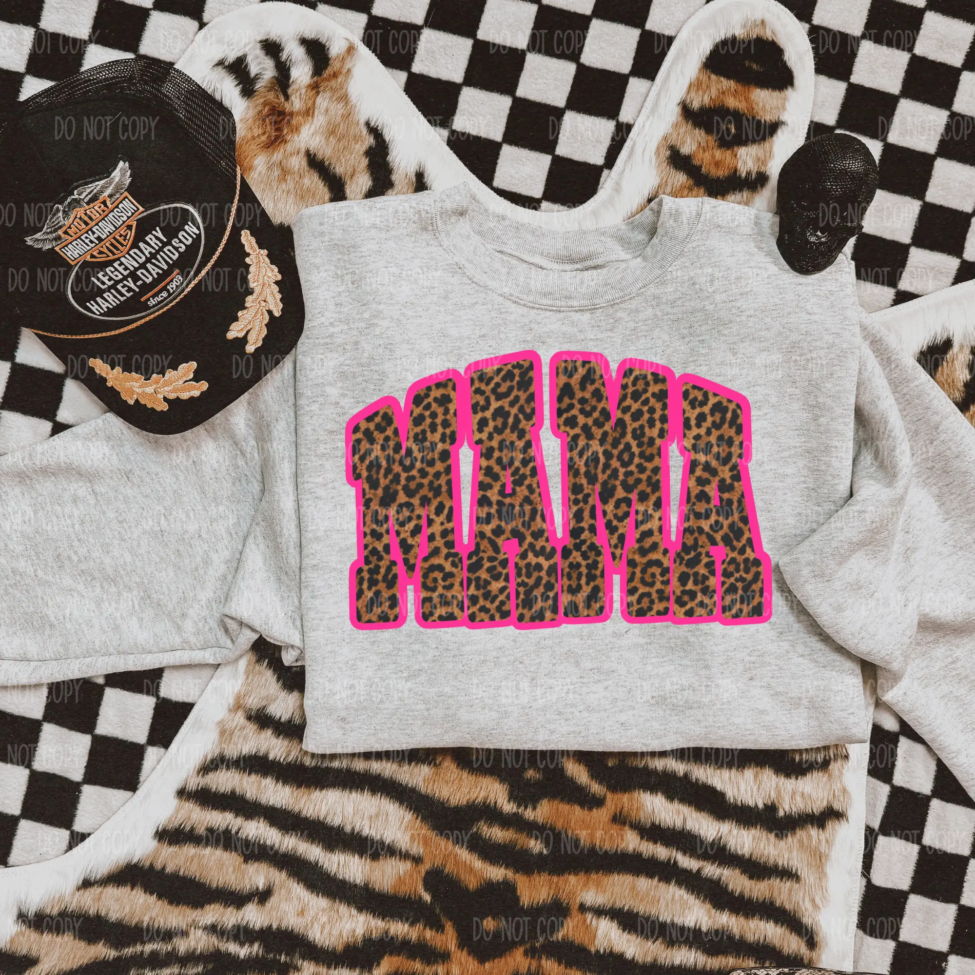 Leopard Mama Tee Or Sweatshirt