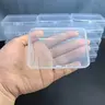 10pcs Clear Plastic Storage Box - Convenient for Organization and Storage - Store Stickers, Sticker Packs, Sticker Sheets, Nail Stickers, Small Sticky Notes, Beads, Scrapbook Accessories, Storage Containers, Storage Solutions