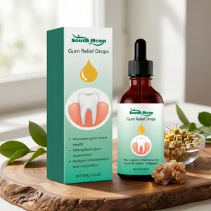 Oral Gum Relief Drops - Professional-Strength Serum for Receding Gums Repair, Natural Discomfort Relief, Mouth Ulcer Treatment
