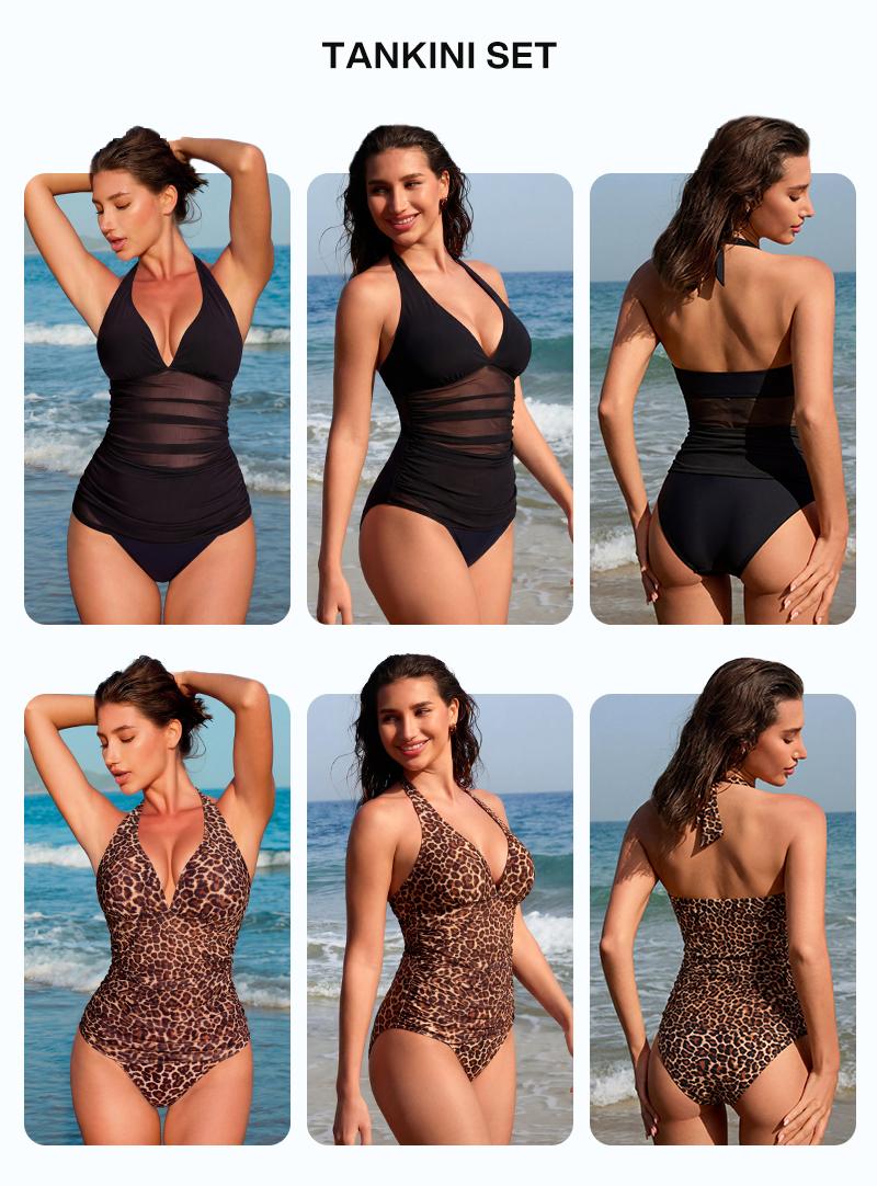 Lilylove 2026 New Swimsuit Women's Sculpting One Piece Ruched Cross-Front Tummy Tucking Slimming Snatched Waist Shapewear Bathing Suit Swimwear Swimming Beach The Twist Front Collection Tankini Swimdress