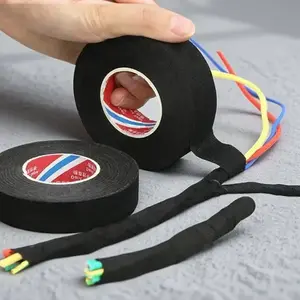 High Temp Flame Retardant Electrical Insulation Tape - High Temperature Resistant, Waterproof, High Adhesion, Tear-Resistant Industrial Grade Multi-Purpose Wire Bundling & Circuit Repair Tape