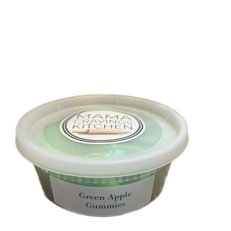 GREEN APPLE GUMMIES 8oz GREEN APPLE GUMMIES 8oz