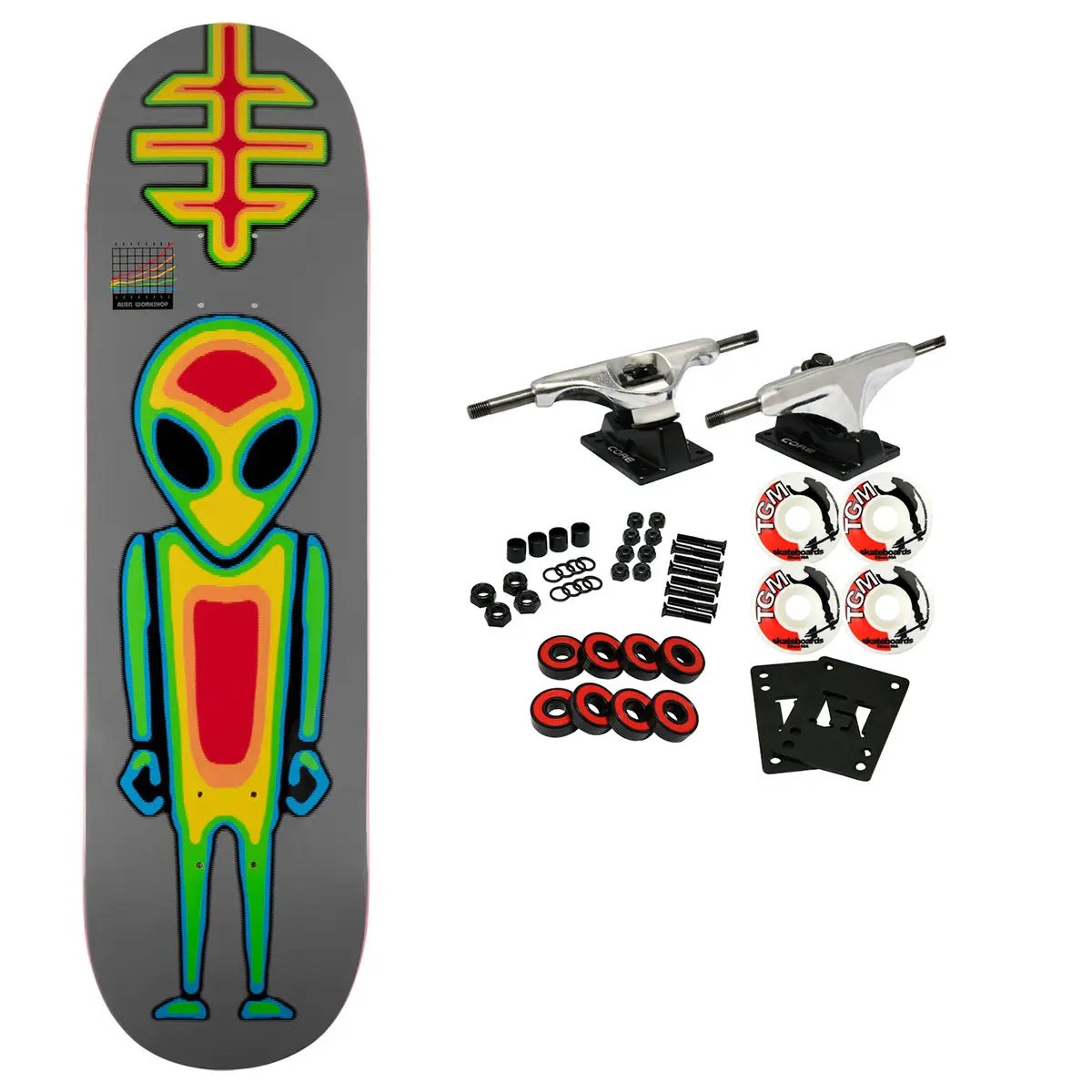 Alien Workshop Skateboard Complete Thermal Soldier Grey 8.625" x 32.375"