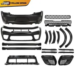 Fit For 2015-2023 Dodge Charger Widebody Kit Front and Rear Bumper Hellcat Style