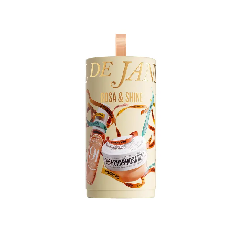 Sol de Janeiro Unisex Fragrance Cosmetic, Rosa & Shine Limited-Edition Exclusive Holiday Set