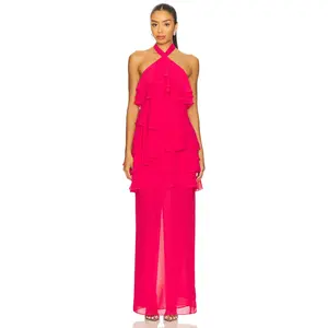 Lovers and Friends Zuri Gown in Raspberry Pink