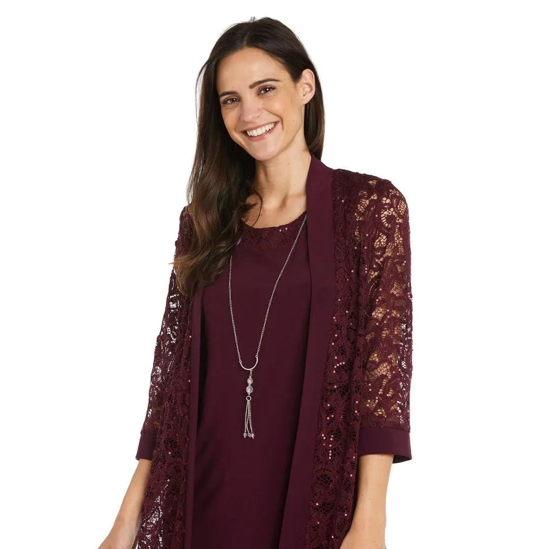 R&M Richards 1160 Short Mother of the Bride Sequin Jacket Dress - TikTok  Shop