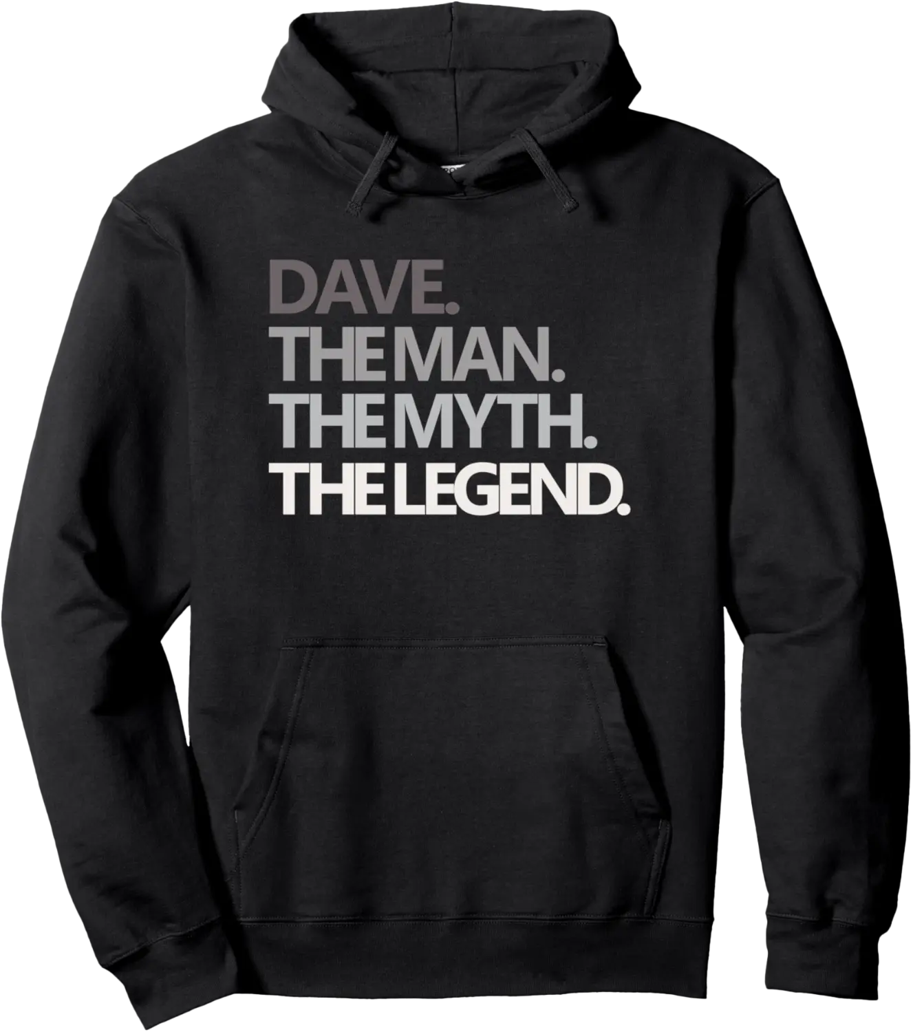 Funny Man Myth Legend Dad Husband Uncle Men Named Dave Pullover Hoodie - Nicolelebro Shop 69B0DVML5WNT