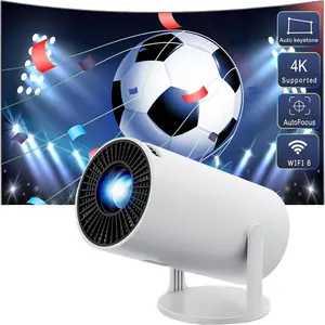 Mini Bluetooth Projector, Support 4K 1080P Portable, 180 Degree Flip, Keystone Horizontal Correction Outdoor, 35-inch - 130-inch Screen Video
