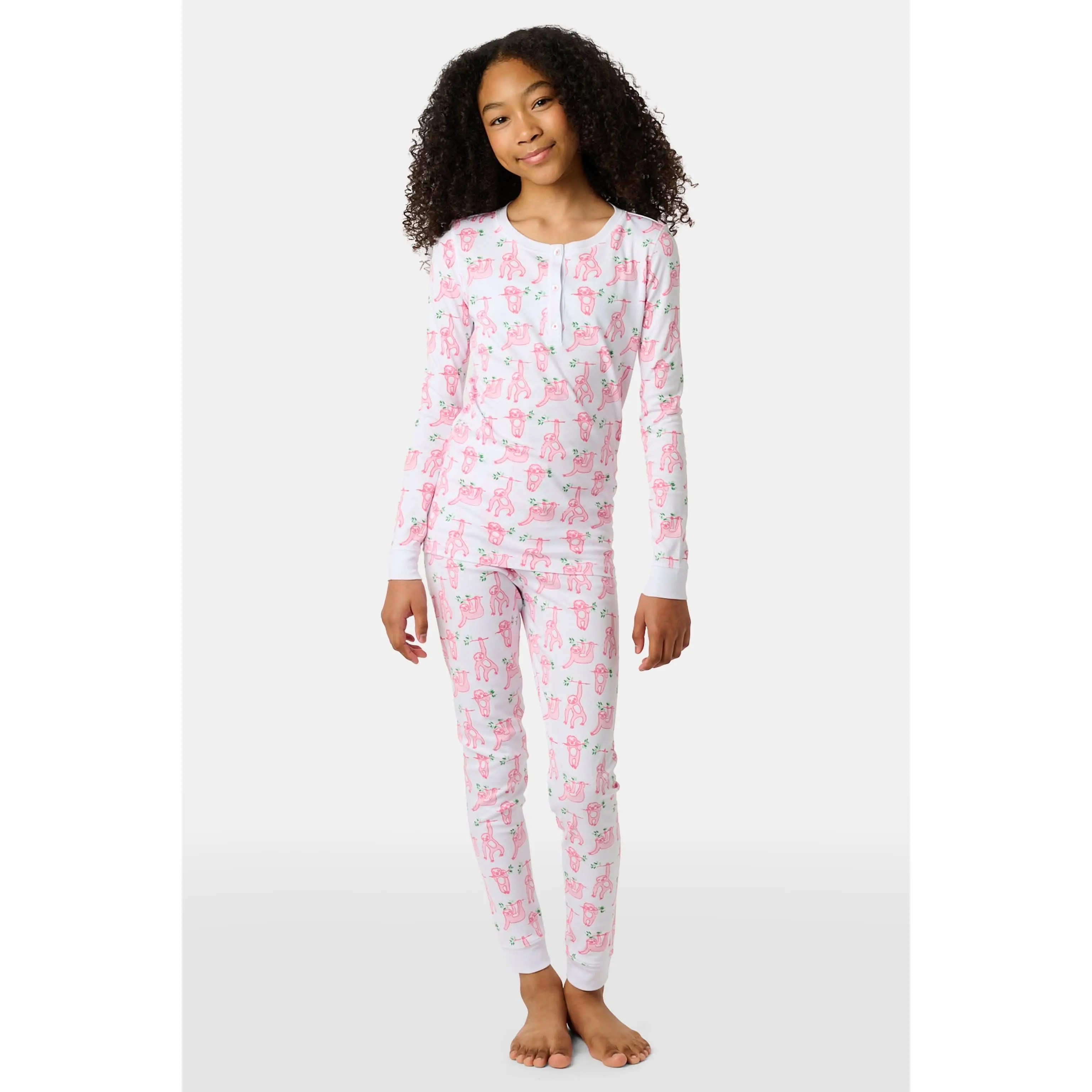 Kids Sleepy Sloth Pajamas