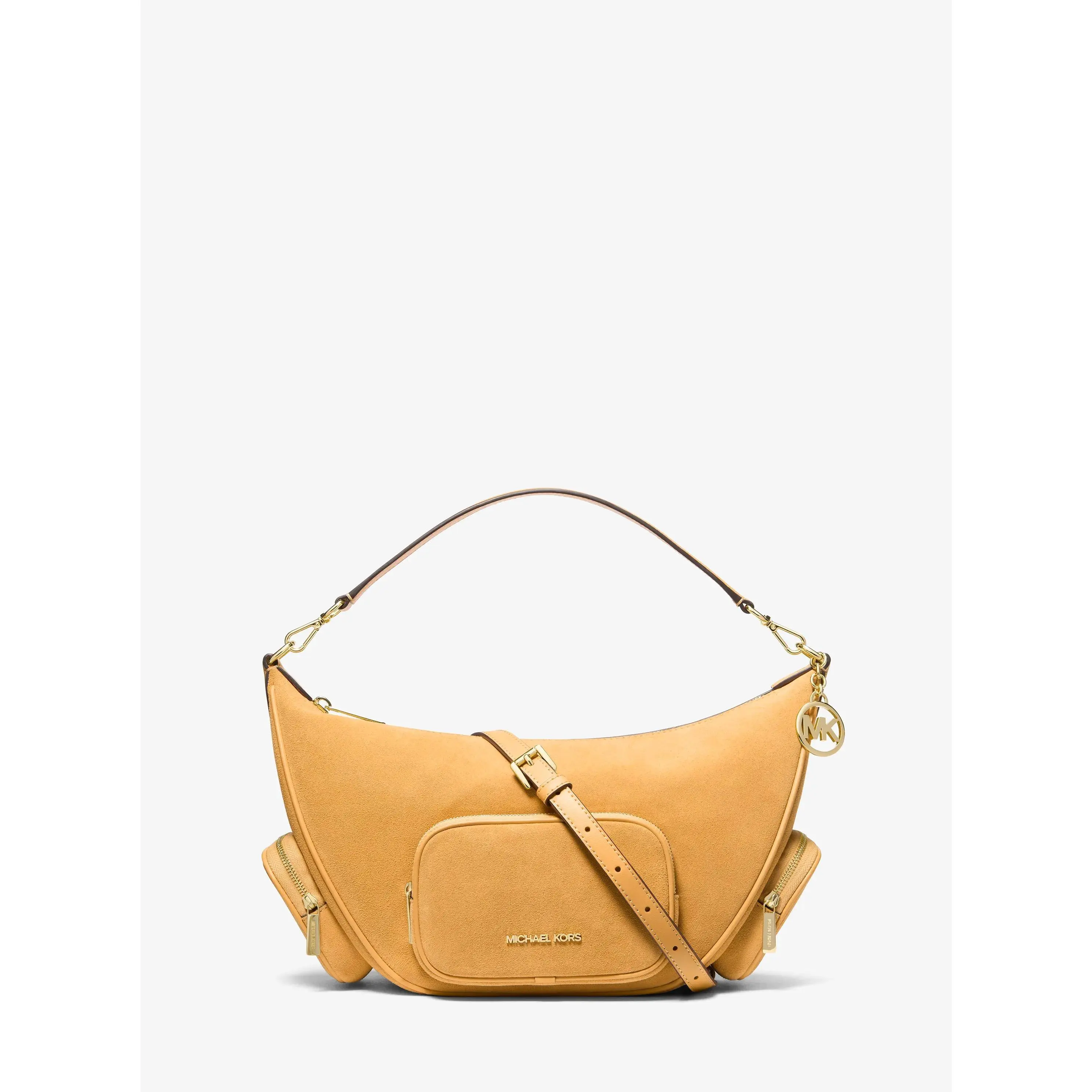 Merritt Medium Suede Convertible Shoulder Bag