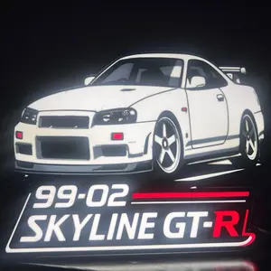 Nissan 99-02 Skyline GT-R Logo for Car Enthusiasts
