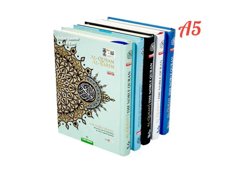 Maqdis Quran | The Noble Quran Word By Word Translation and Color Coded Tajweed (Al Quran Al Karim) Small Size A5 (English-Arabic)