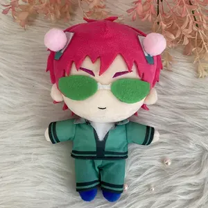Kawaii Anime The Disastrous Life of Saiki K. Saiki Kusuo Plush Toys Stuffed Anime Figure Accompany Sleep Toy Fans Birthday Gifts