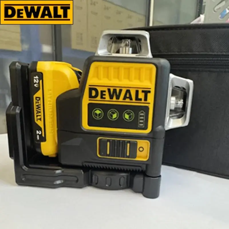 DEWALT 089 LG 12V Green Laser Level Unit - 12 Lines, 360° Self-Levelling Laser, Lithium-Ion Battery, Green Meter, 12V Power, Accurate Measurements, Professional Construction Tool for Indoor/Outdoor Use