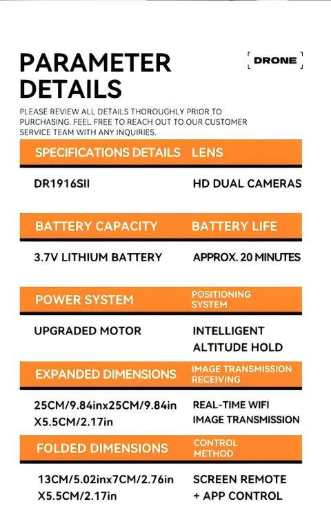 Professional Foldable Quadcopter Drone with HD Camera and Screen Remote Control, No Mobile Phone Needed, Stable Flight, Portable Design, Ideal Gift for Kids, Adults and Family Outdoor Flying on Christmas & Halloween