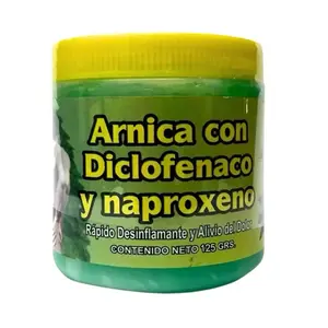 (Pack of 3) Arnica pomada muscular 125g - Arnica Massage Balm – 125g | Soothing Full-Body Care