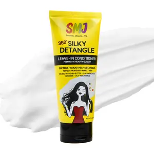 SMJ 360° SILKY DETANGLE LEAVE-IN CONDITIONER – Detangling Conditioner, Smooth & Soft Hair, Frizz Control, Easy Combing, Non-Drying Formula (5.07 FL OZ)