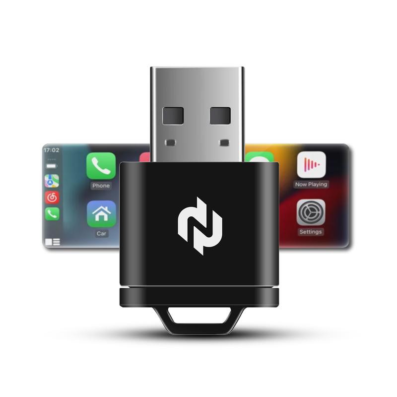 Wireless CarPlay Adapter by N - Plug & Play, convert your wired CarPlay or Android Auto connection to Wireless CarPlay or Android Auto