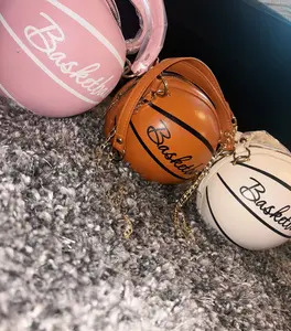 basketball Shaped purse Cross Body Bag Handbag Shoulder Bag for Girls/Women