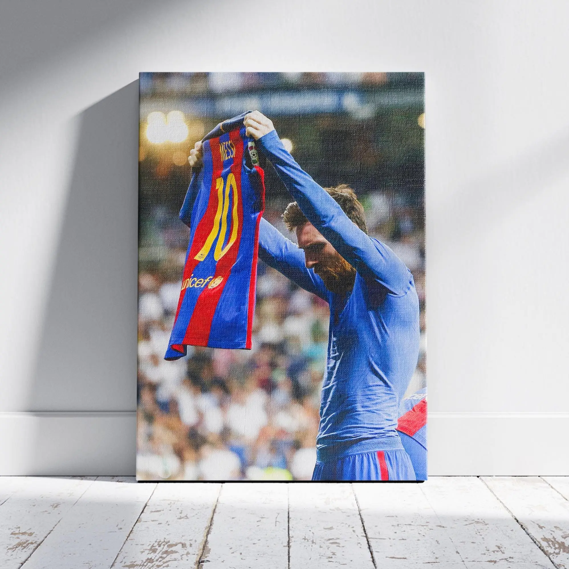 Messi Barcelona Poster, Messi Wall Art, Messi İconic Wall Decor, Football Gift, Home Decor, No Frame