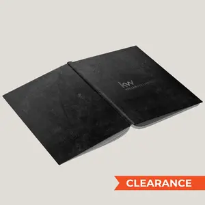 KW Black Texture - (10 Pack) Lay Flat HARDCOVER - CLEARANCE
