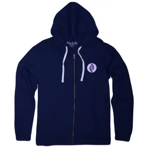 Embroidered Patch Hoodie - Unisex/Classic Fit