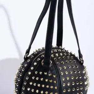 Black Diamond Studded  Purse