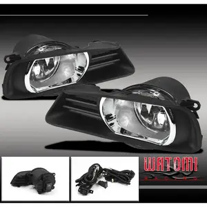 07 08 09 TOYOTA CAMRY JDM BUMPER CLEAR FOG LIGHT LAMP W/CHROME TRIM COVER+SWITCH