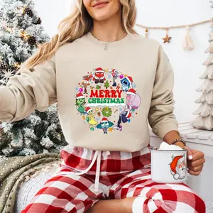 Today I Feel Inside Out 2 Christmas Sweatshirt, Inside Out 2 Characters Christmas Shirt, Mental Health T-Shirt, Emotional Support Sweatshirt BN