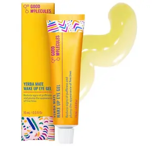 Yerba Mate Wake Up Eye Gel - Hydrating Under Eye Gel Cream with Hyaluronic Acid and Caffeine - Target Dark Circles and Puffiness - Skin Care for Face