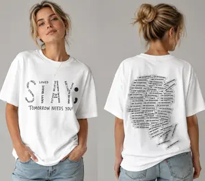 Depression Awareness T-Shirt, Tomorrow Needs You Mental Health Graphic Tee, Positive Affirmation Self Love Shirt, Anxiety Support Inspirational Unisex Tee