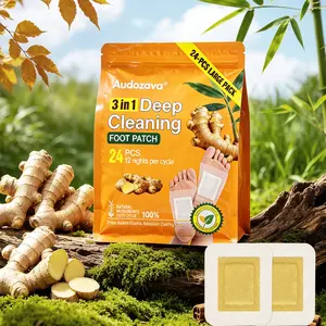 24 Pack of Turmeric & Ginger Premium Pads , 3-in-1 Foot Care Pads, Natural Formula, Daily Comfort Foot Pads