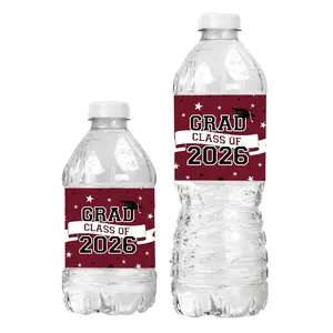 1 Set of 20 Labels（10 Sheets） for Water Bottles, Perfect for Celebrating The Class of 2026，Stickers Are Great for Graduation Parties And As Gifts for Graduates，graduation decoration，party supplies