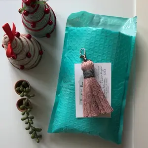 Boho Macramé Tassel for Bag, Lamp Chain Tassel, Keychain - Perfect for Fidgeters!