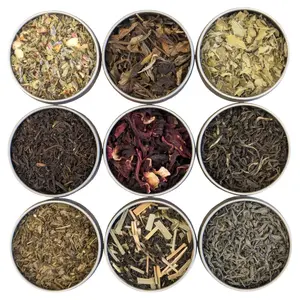 Organic 9 Flavor Variety Pack, Loose Leaf Tea Sampler